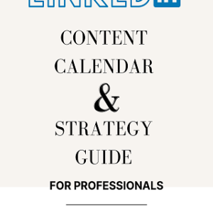 LinkedIn Bundled Package ( Strategy Guide & Content Calendar)